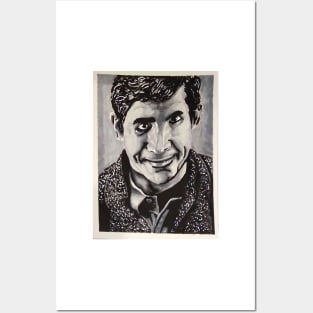 Psycho - "Wouldn't Hurt A Fly" Norman Bates portrait (original) Posters and Art